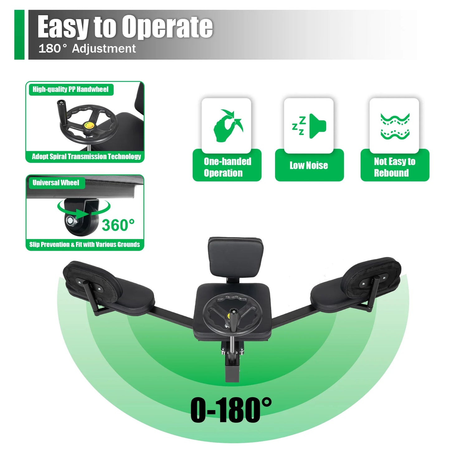 Leg Stretcher Machine 180 Degree Split Trainer With Backrest