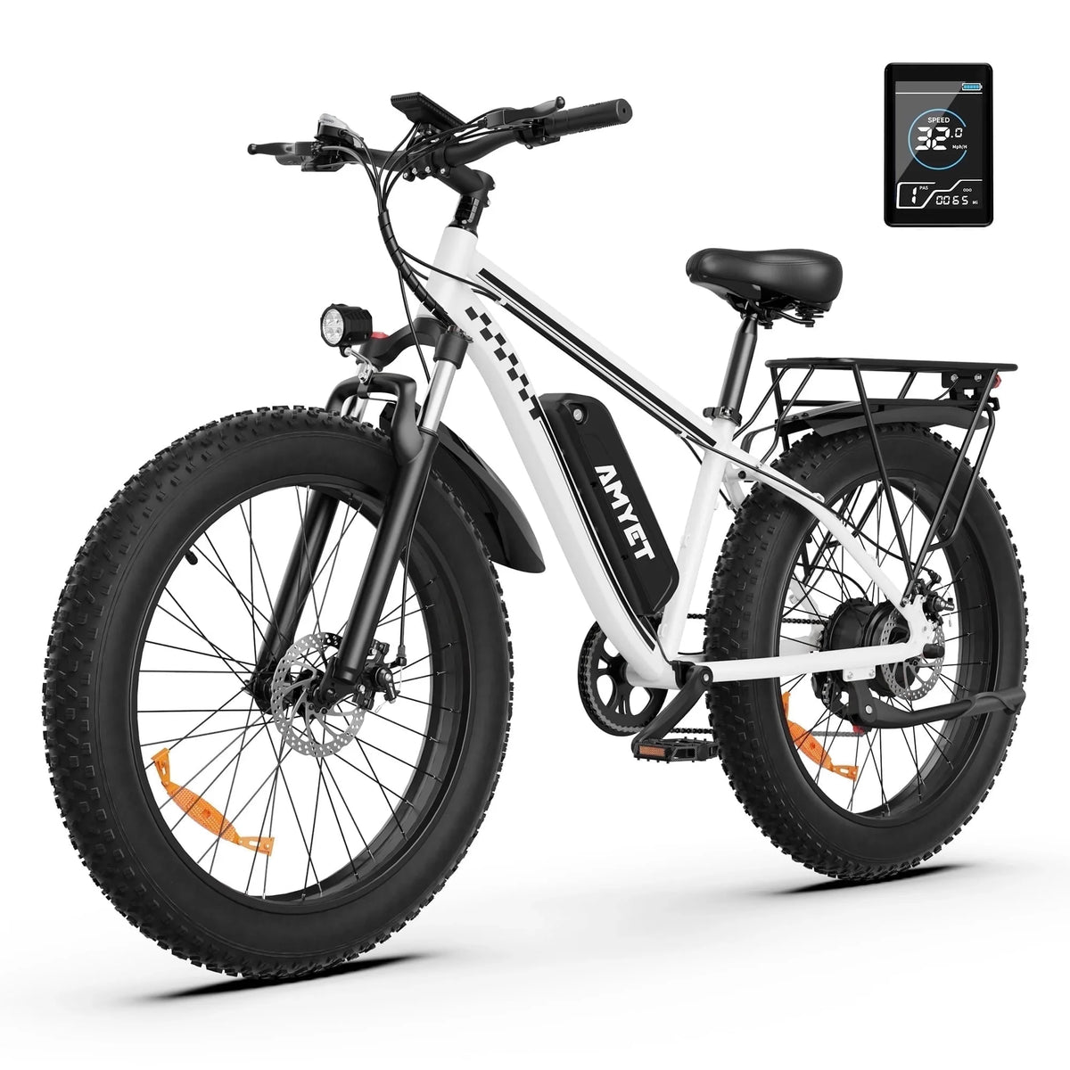 Amyet 1500W Electric Bike With Fat Tires And Dual Shock