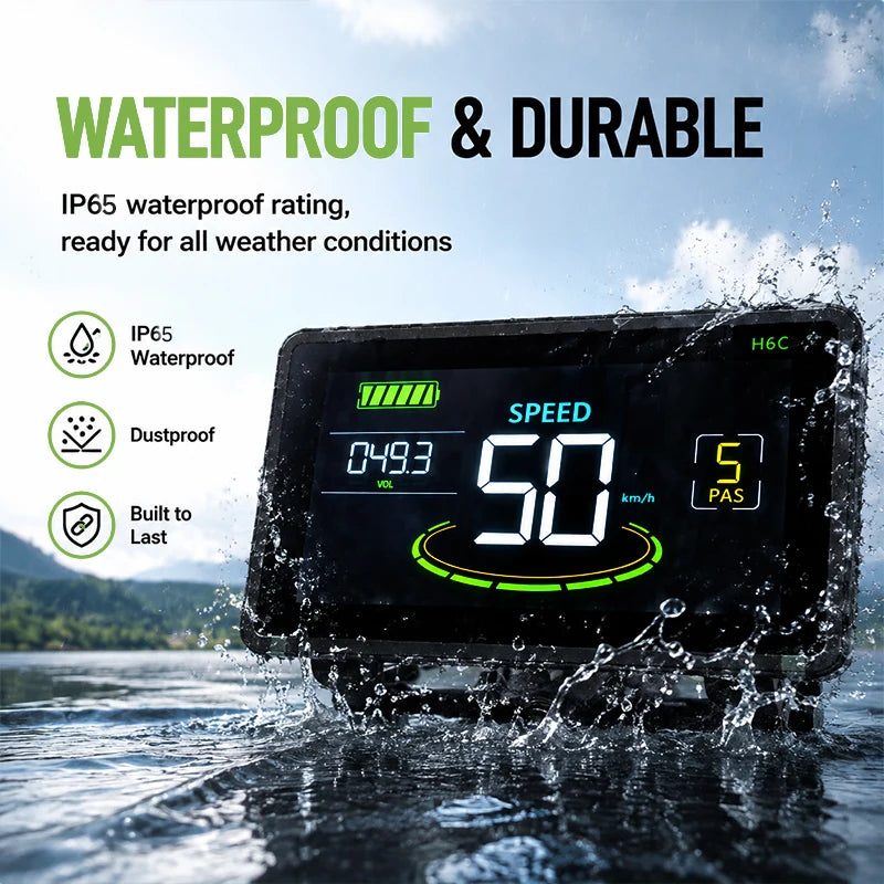 Haytrix Electric Bike LCD Display Meter Control Panel