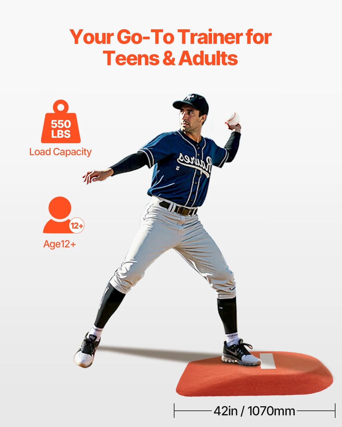 SucceBuy Baseball Pitching Mound for Pitching Practice and Training Equipment