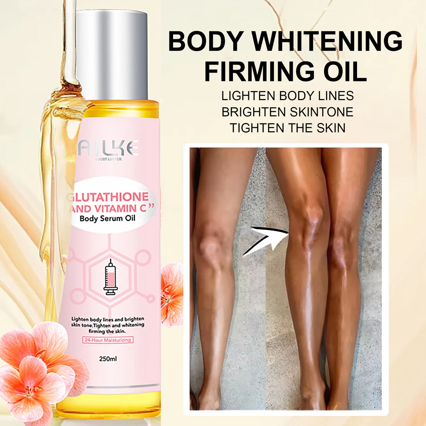 AILKE Whitening Skin Care Cream With Glutathione And Shea Butter