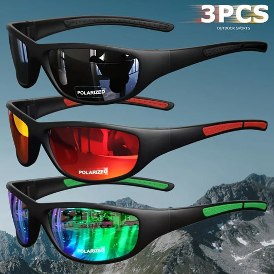 VEGUROS Polarized Photochromic Wraparound Sports Sunglasses For Cycling