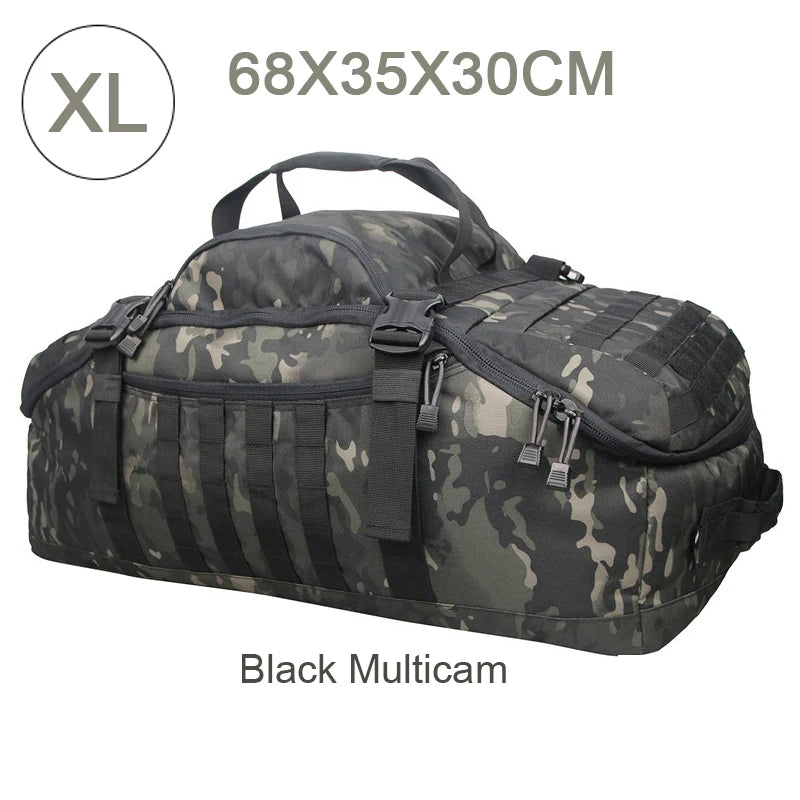 LQARMY 3 Way Duffle Bag Waterproof Travel Bag For Weekends