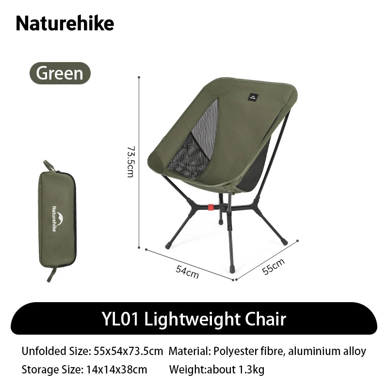 Naturehike Ultralight Folding Camping Chair For Outdoor Adventures