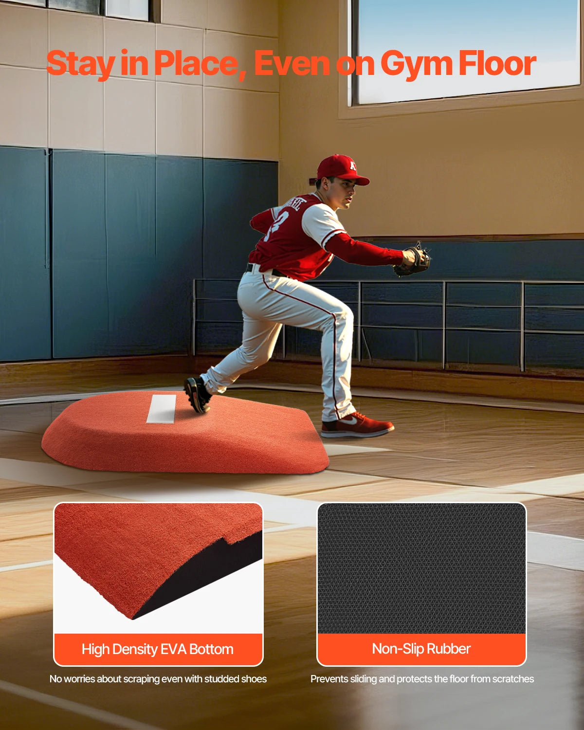 SucceBuy Baseball Pitching Mound for Pitching Practice and Training Equipment