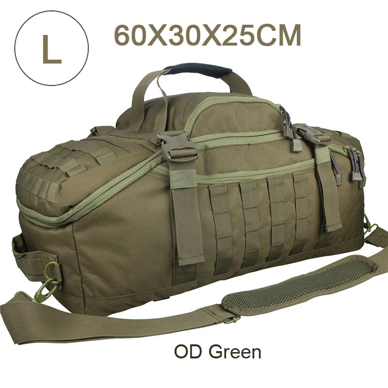 LQARMY 3 Way Duffle Bag Waterproof Travel Bag For Weekends