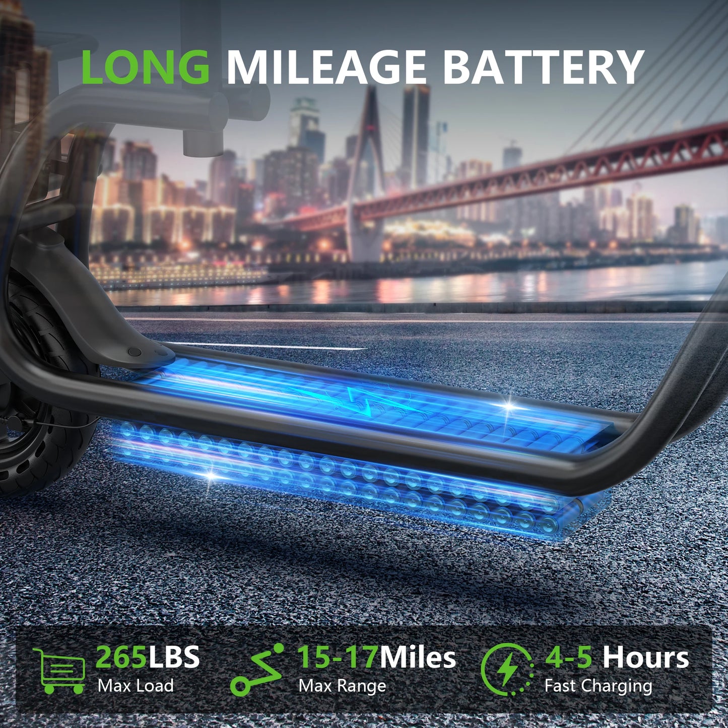 MAXSHOT Electric Scooter With Seat And Basket Foldable Design