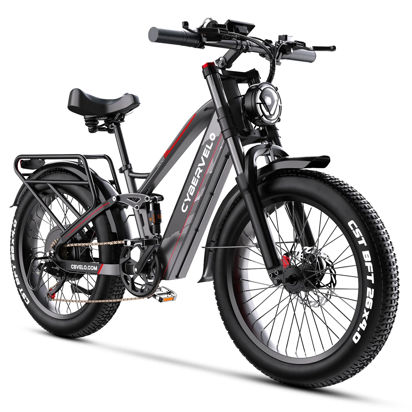 CYBERVELO EK9 Strong Power Fat Tire Electric Bike 60V 50Ah