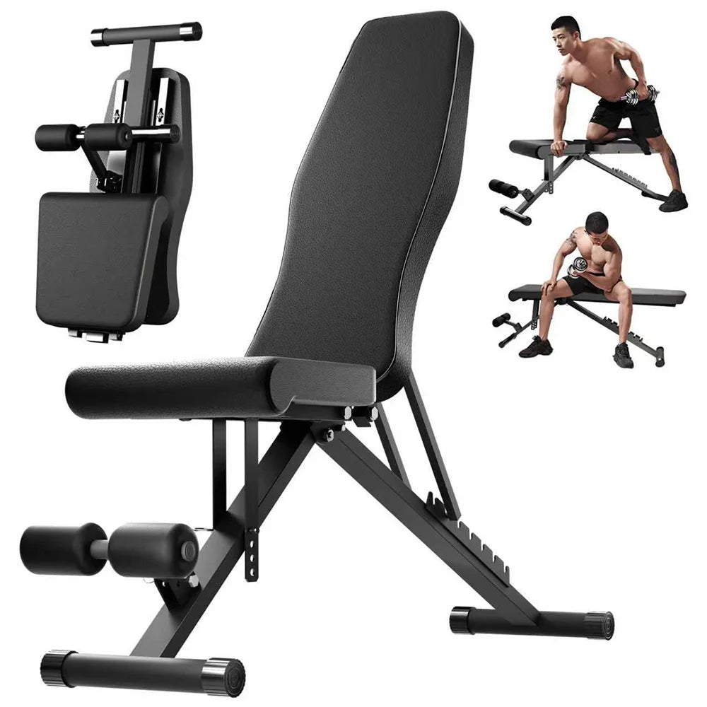 Multifunctional Adjustable Weight Bench For Full Body Workout Foldable