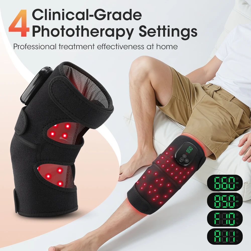Infrared Red Light Knee Pad 660nm 850nm Therapy for Joints
