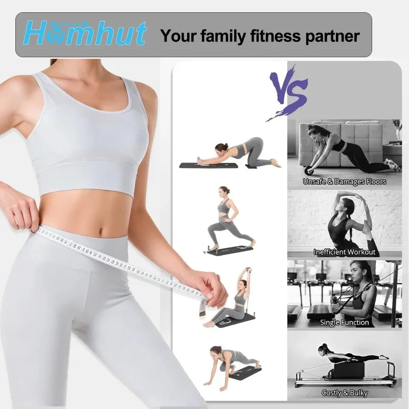 Foldable Pilates Stabilizer Board for Full Body Core Training
