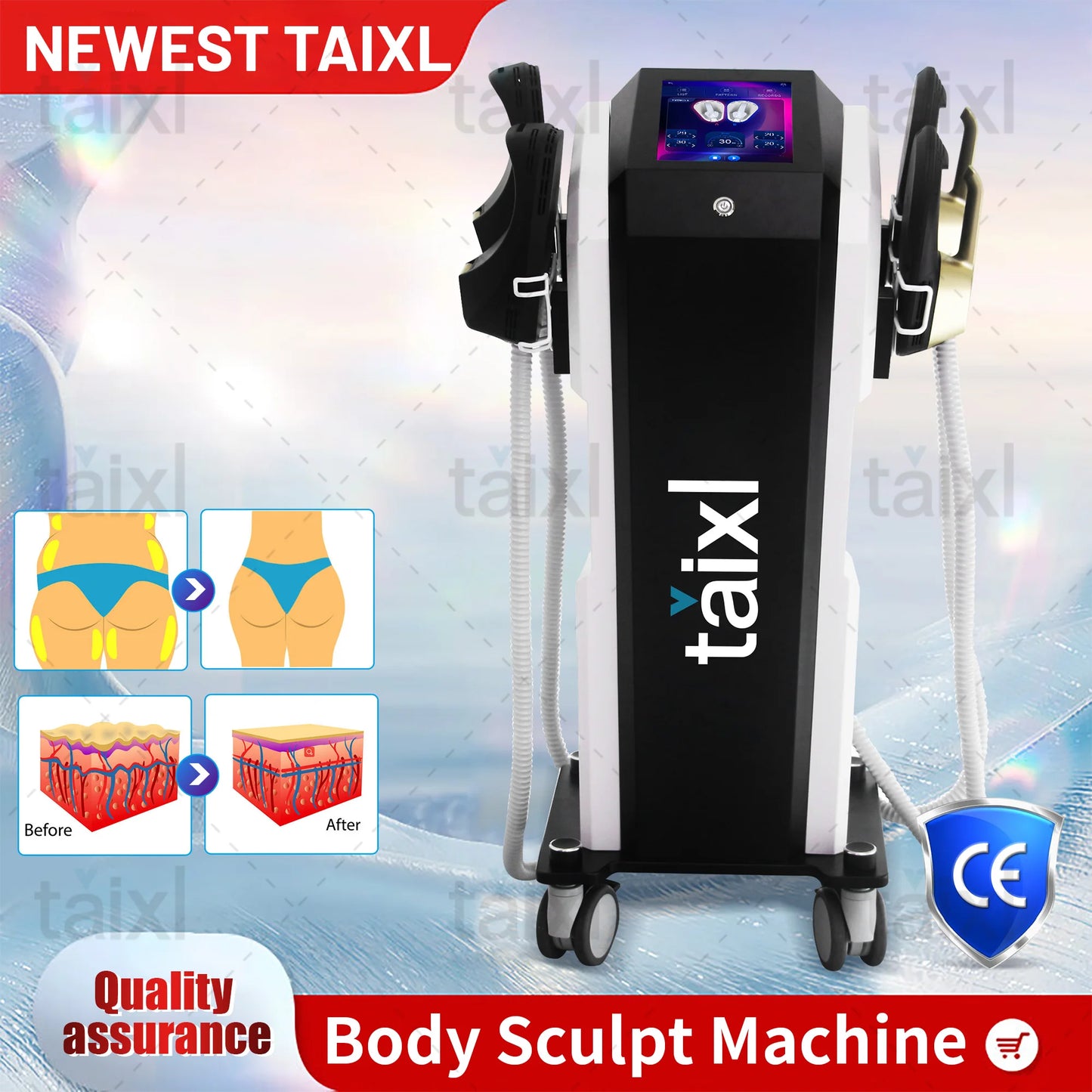 EmsZero 6500W 200Hz Electromagnetic Body Shaping Machine For Fat Burn