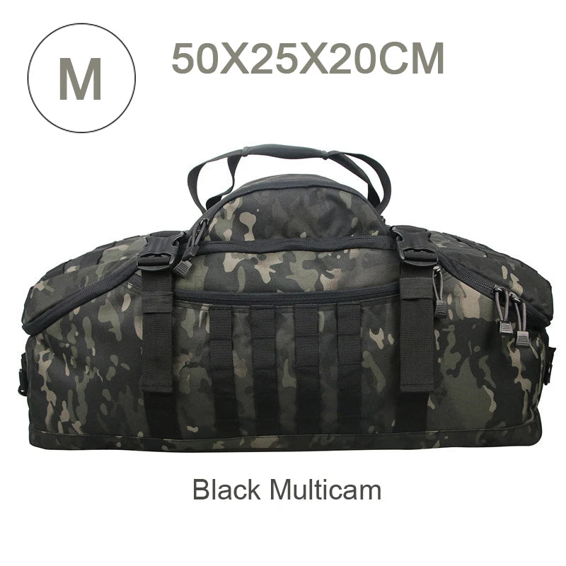 LQARMY 3 Way Duffle Bag Waterproof Travel Bag For Weekends