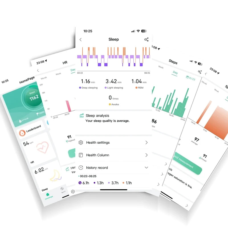 Smart Bluetooth Ring Heart Rate And Blood Pressure Monitor
