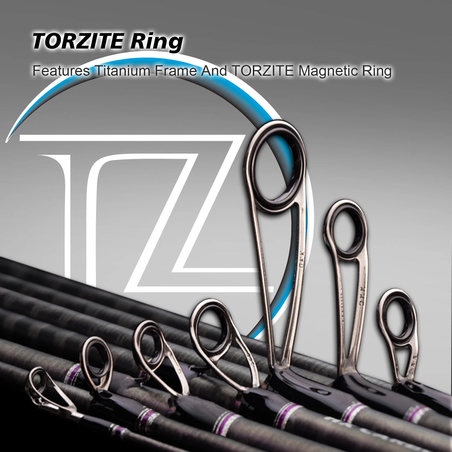 Pure-Lure Acute Fast Action Bass Spinning Rod With Titanium Ring