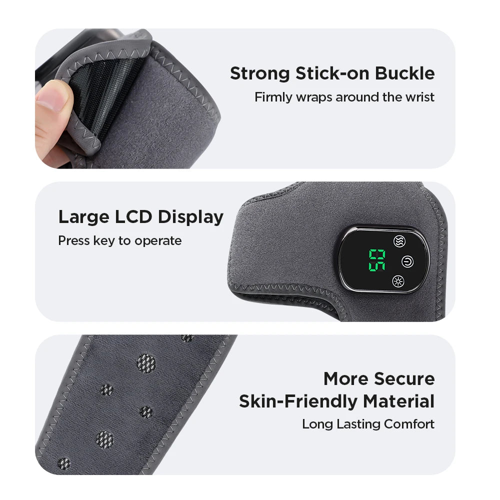 PASTSKY Rechargeable Foot Massager With Heated Vibration For Ankle