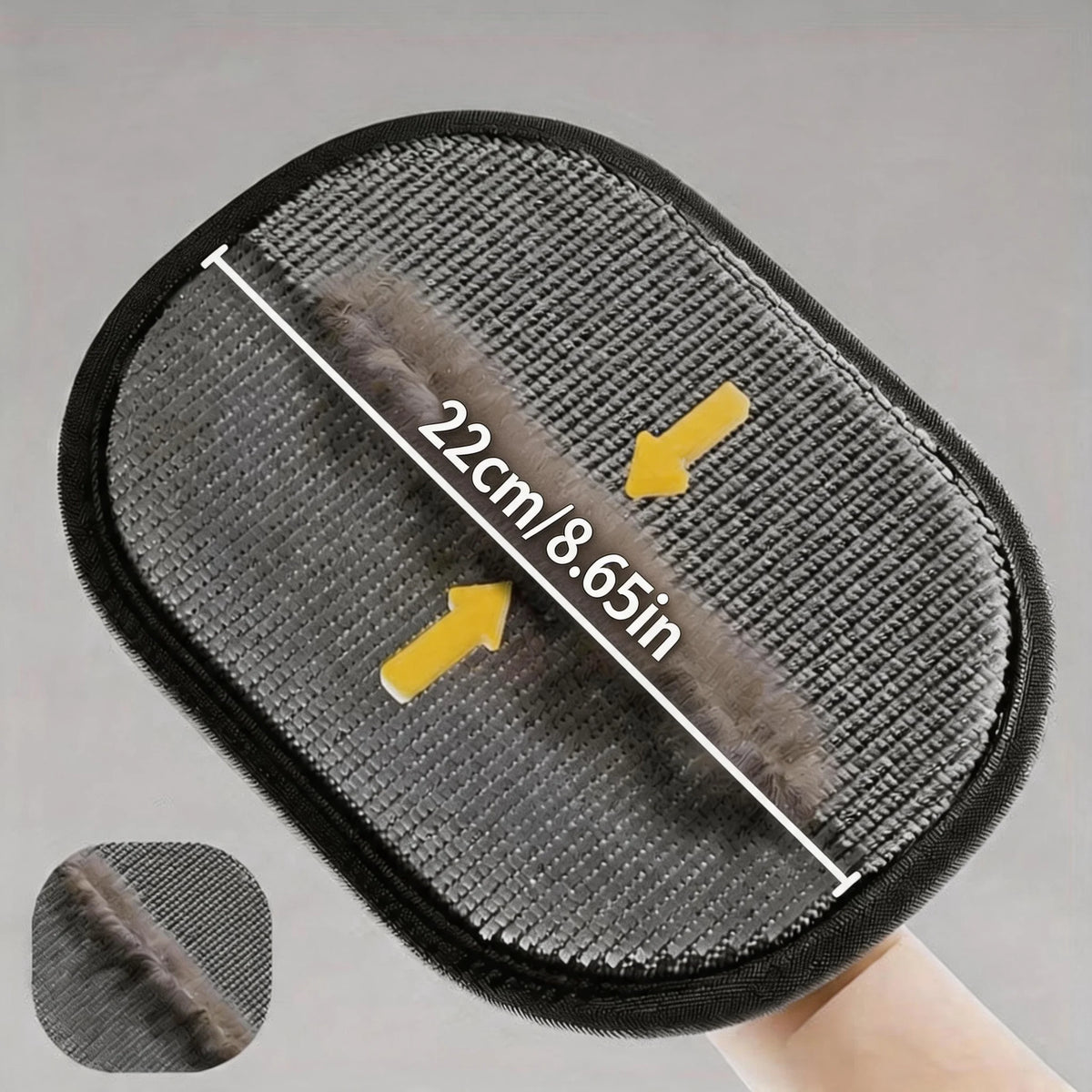 Double-Sided Pet Hair Removal Grooming Gloves for Cats and Dogs