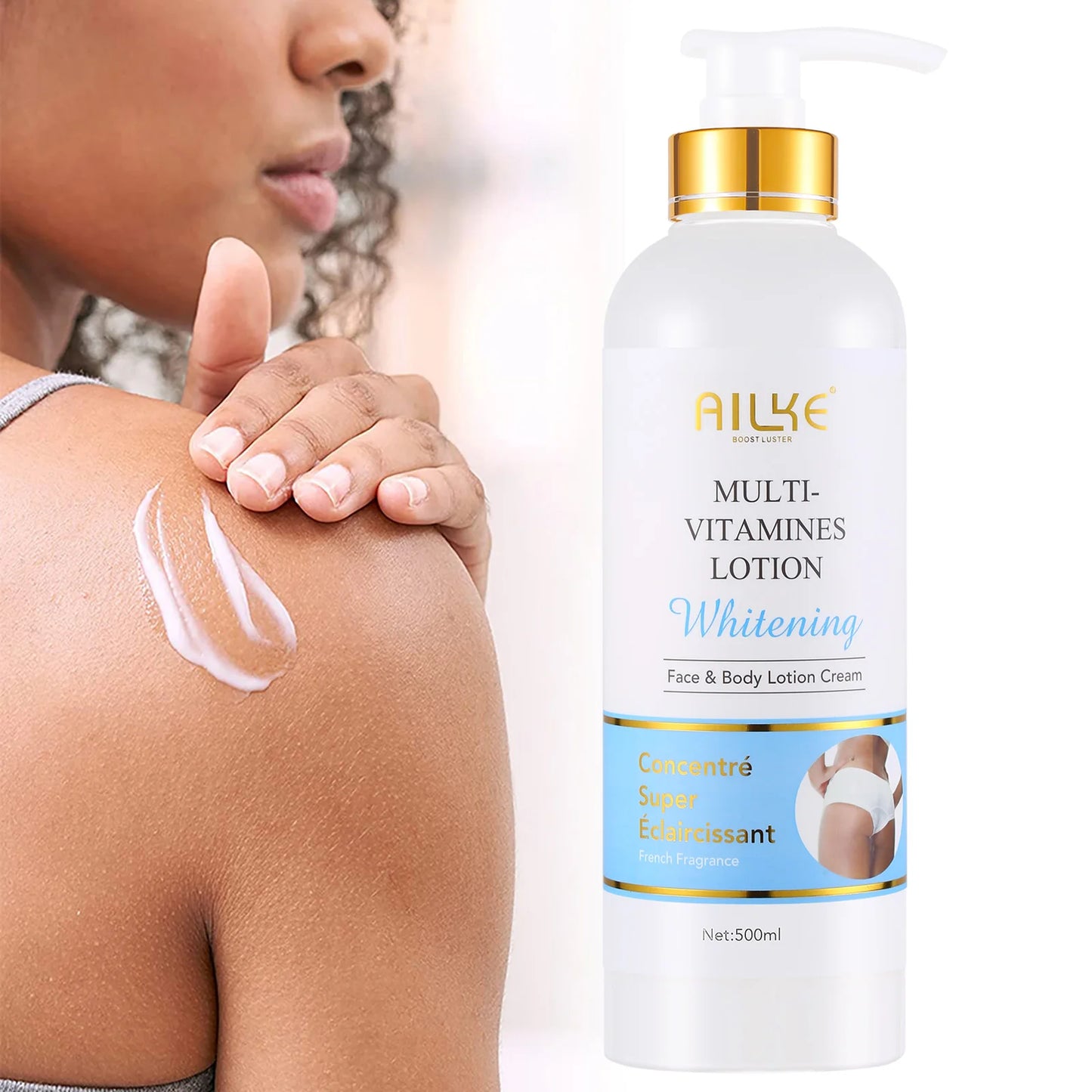 AILKE Multi-Vitamin Whitening Body Lotion for Dark Spots