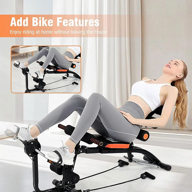 KBQ Foldable Abdominal Exercise Bench For Core Training And Situps