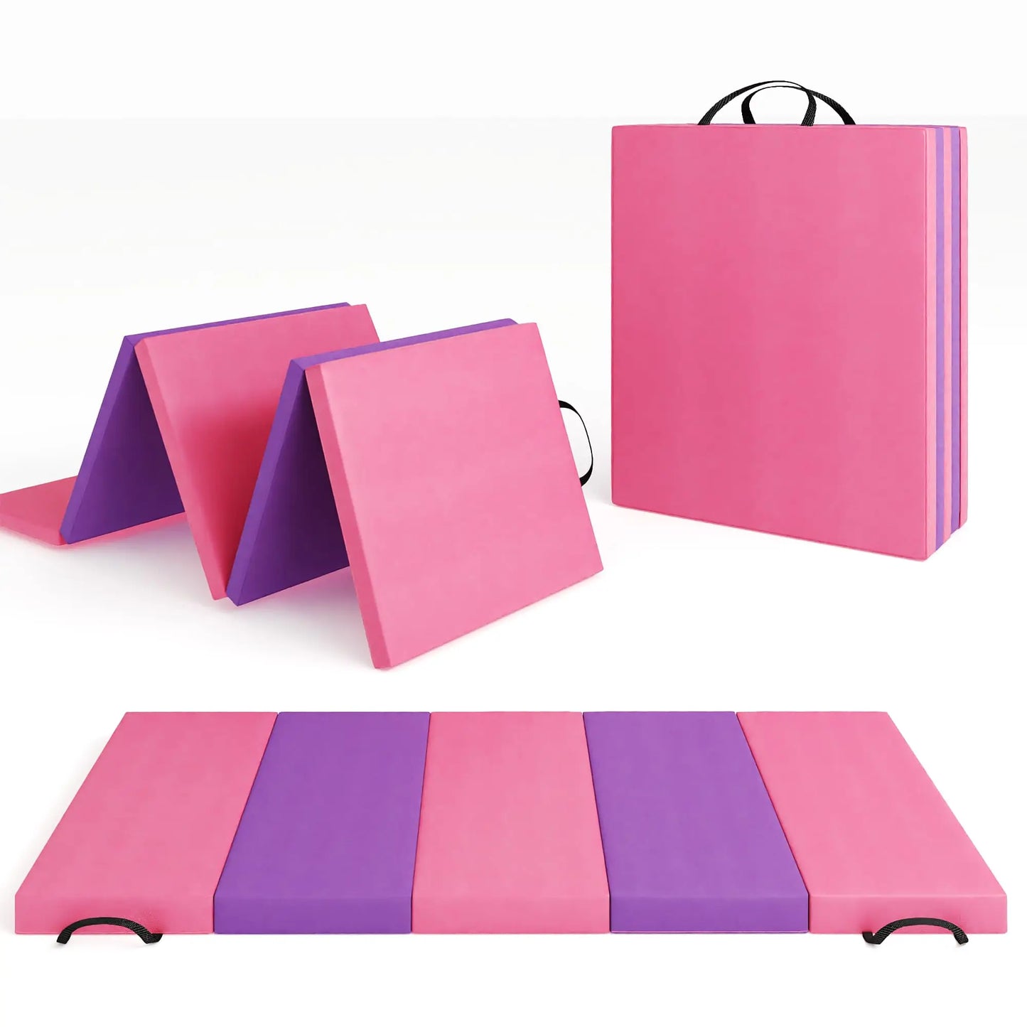 HiMISS Gymnastics Mat 4-5 Fold Cushions Home Yoga Pilates
