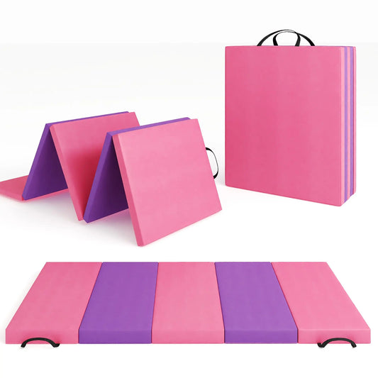 HiMISS Gymnastics Mat 4-5 Fold Cushions Home Yoga Pilates