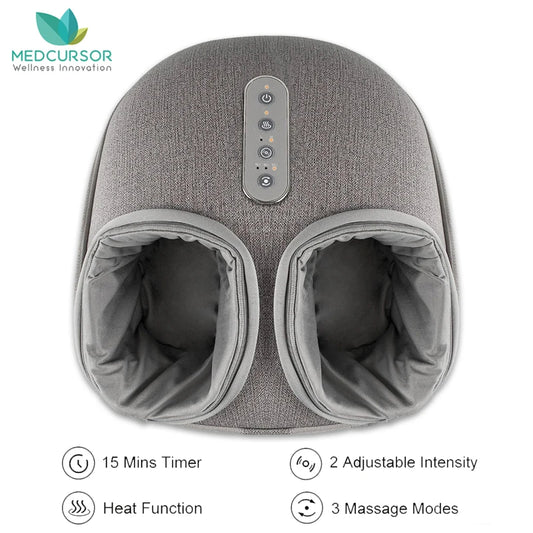 Medcursor Foot Massager With Heating Therapy Shiatsu Kneading Electric