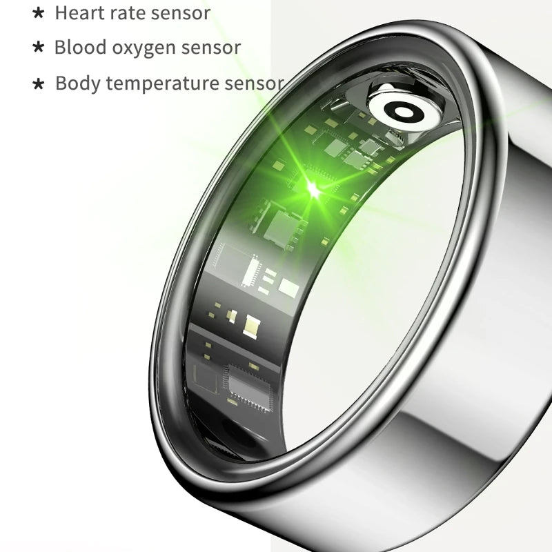 Smart Bluetooth Ring Heart Rate And Blood Pressure Monitor