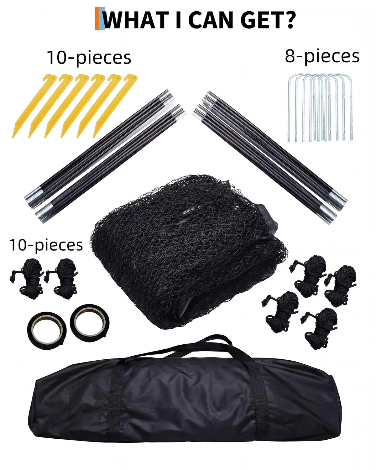 Baseball Batting Cage Net With Frame for Hitting and Pitching Practice