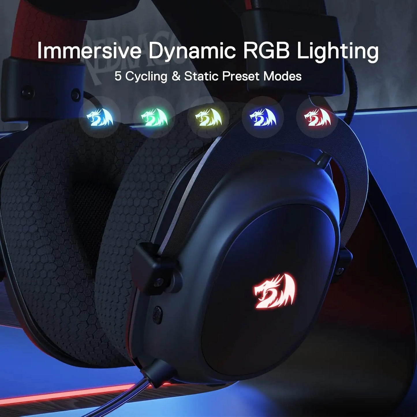Redragon H510 Pro Zeus X Wireless Gaming Headset 7.1 Surround