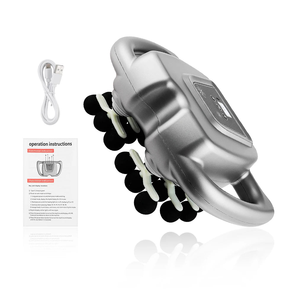 Foreverlily 24-Head Fascia Gun With 9 Modes High Frequency Vibration