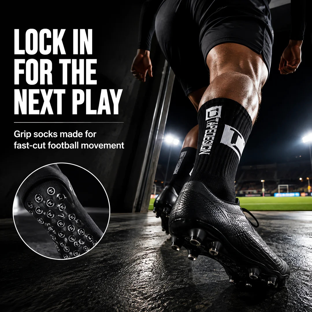 4 Pairs of New TC Mid Tube Glued Football Socks for Sports Training and Competition, Non Slip and Breathable Socks