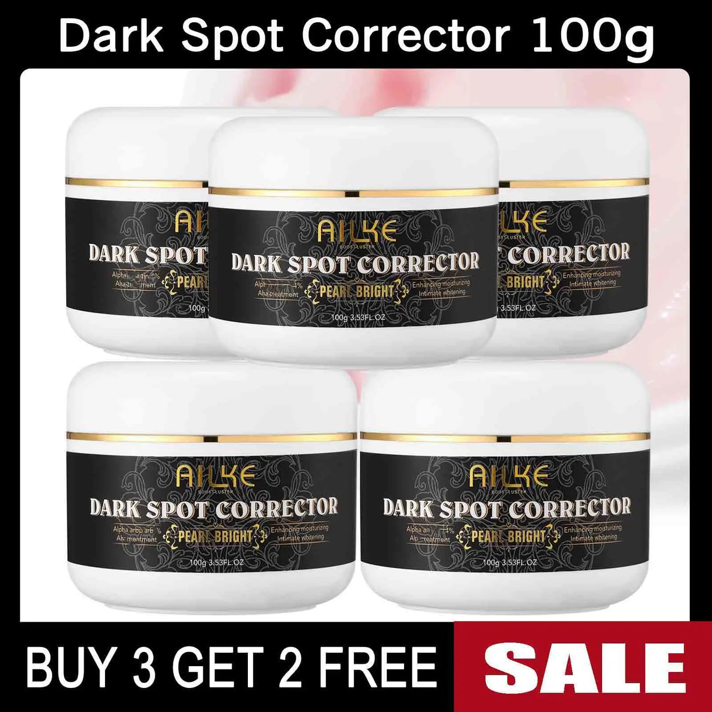 AILKE Collagen Skin Care Set For Women Whitening Freckle Removal Kit