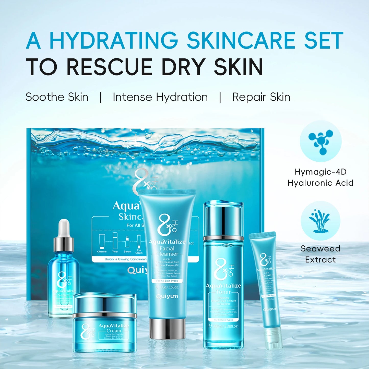 LAIKOU AquaVitalize Wrinkle Smoothing Hydration Set 5 Piece