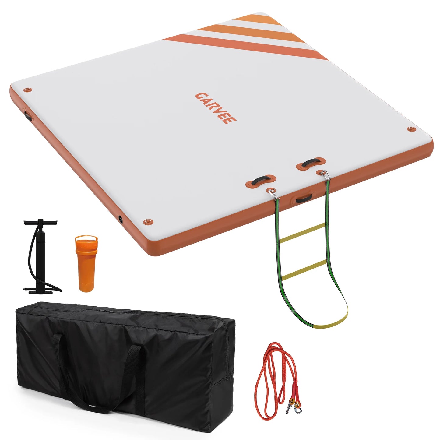 Portable Inflatable Floating Dock Platform Water Mat With Air Pump