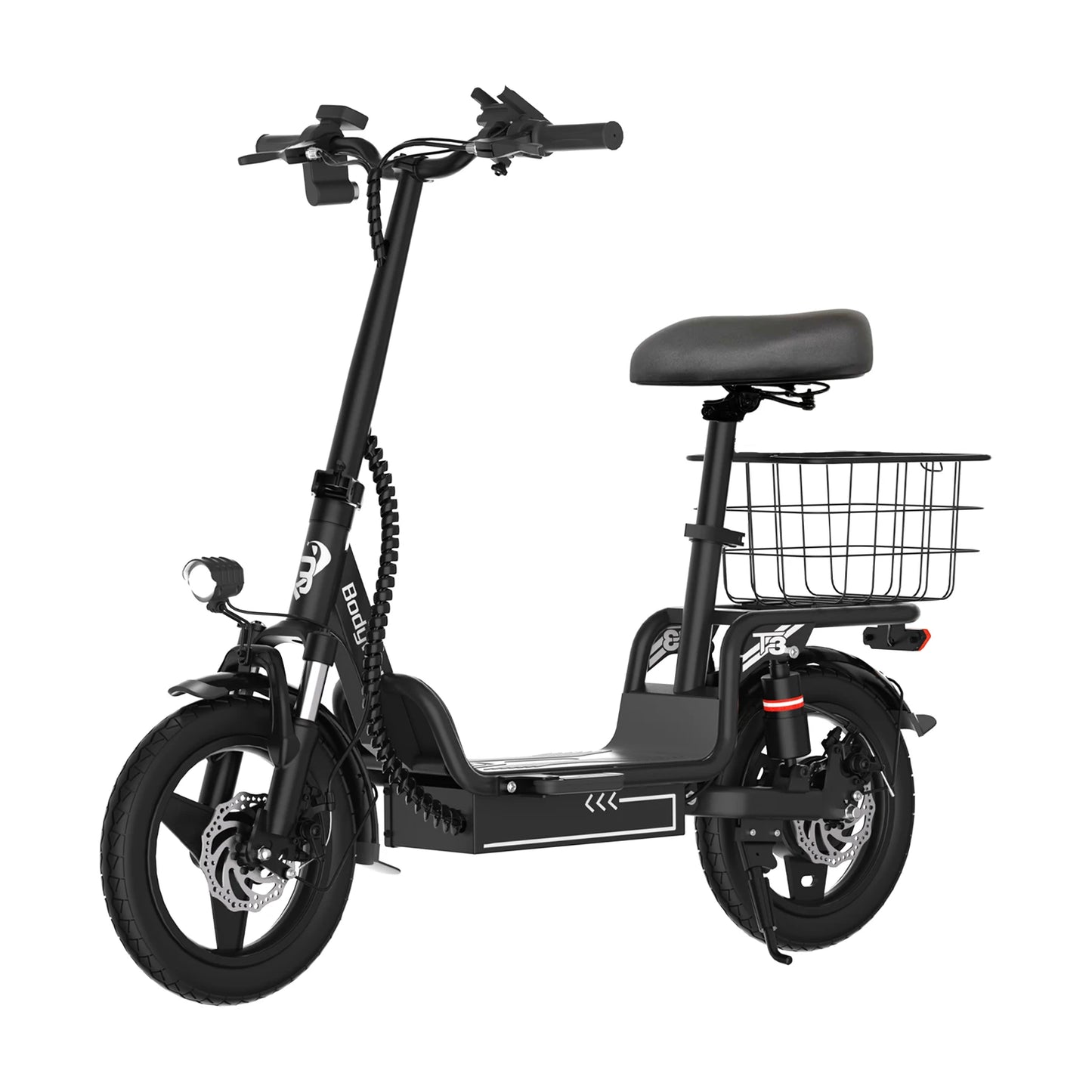 Bodywel T3 Electric Bike For Adults Foldable Fat Tire E Bike With Seat