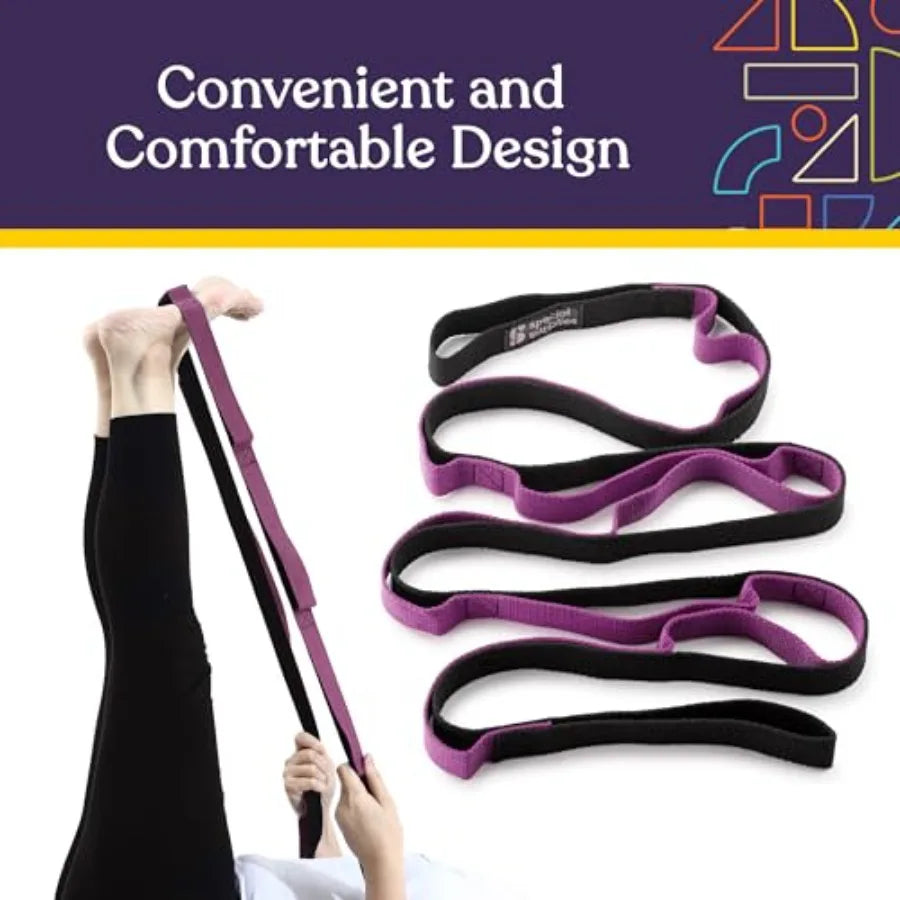 Yoga Strap for Stretching Flexibility Fitness and Physical Therapy