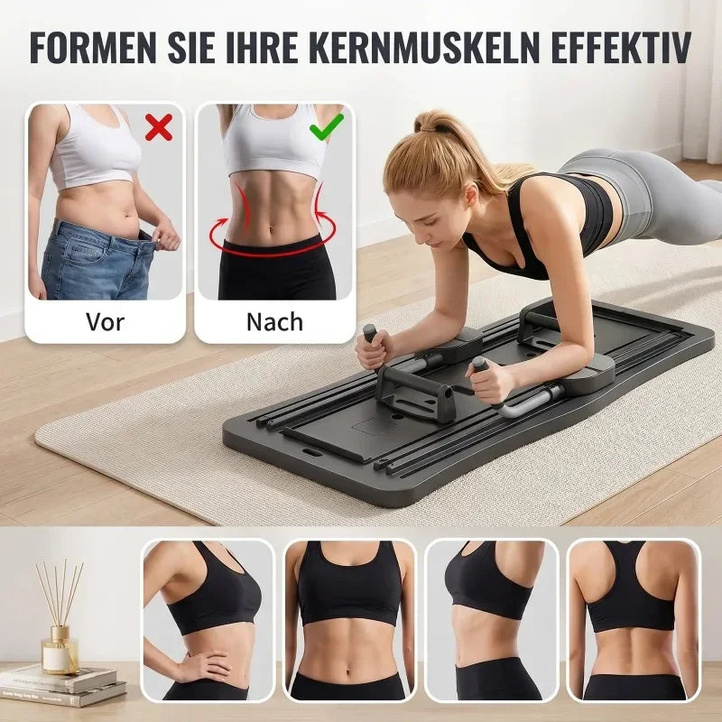 Foldable Pilates Stabilizer Board for Full Body Core Training