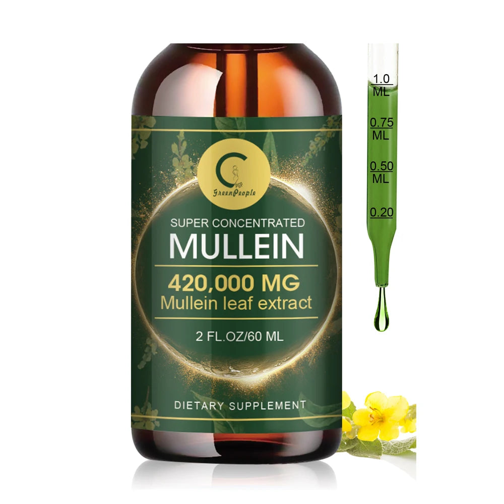 MINCH Mullein Drops For Lung Health And Respiratory Support