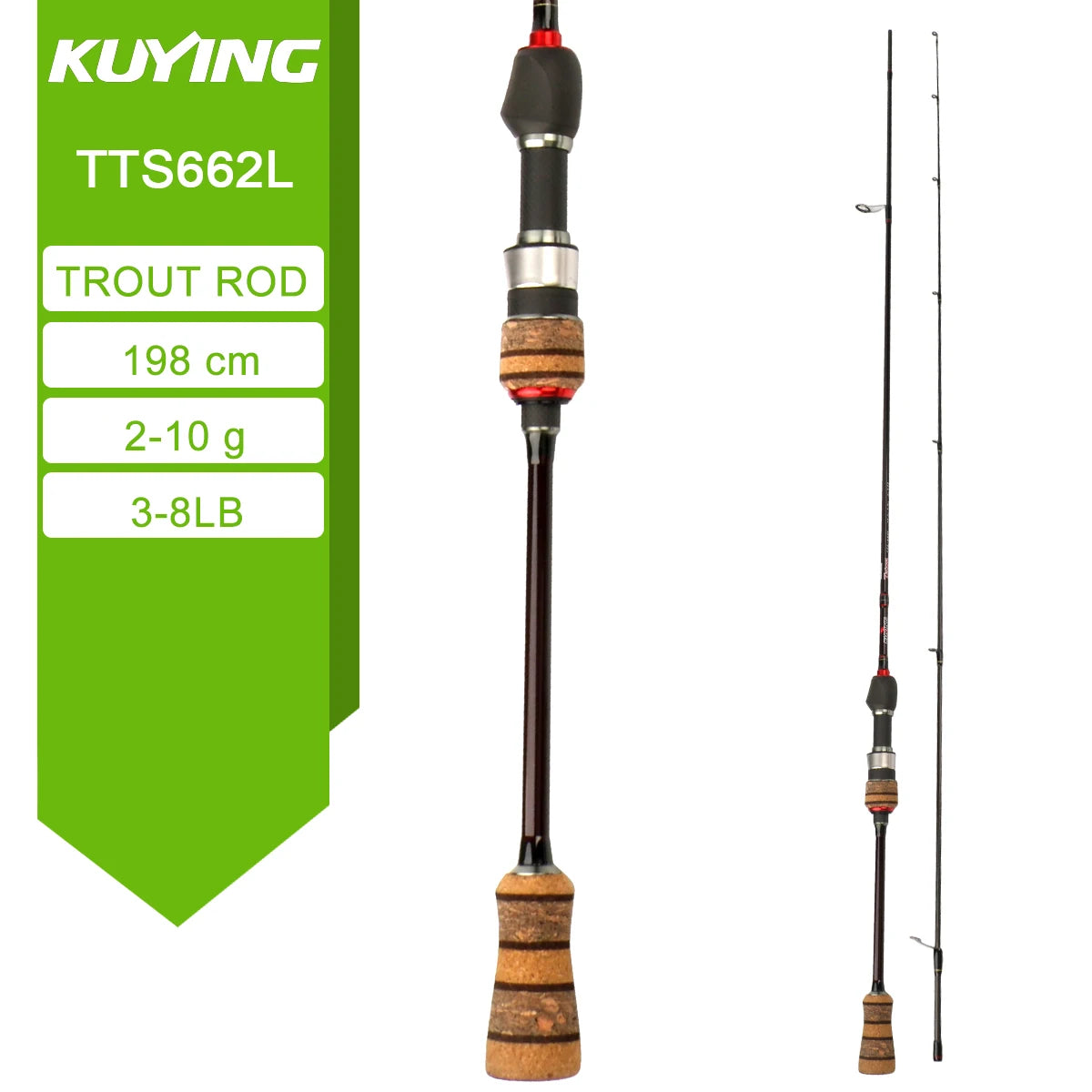 Kuying Teton LUL Fishing Rod Carbon Spinning Casting