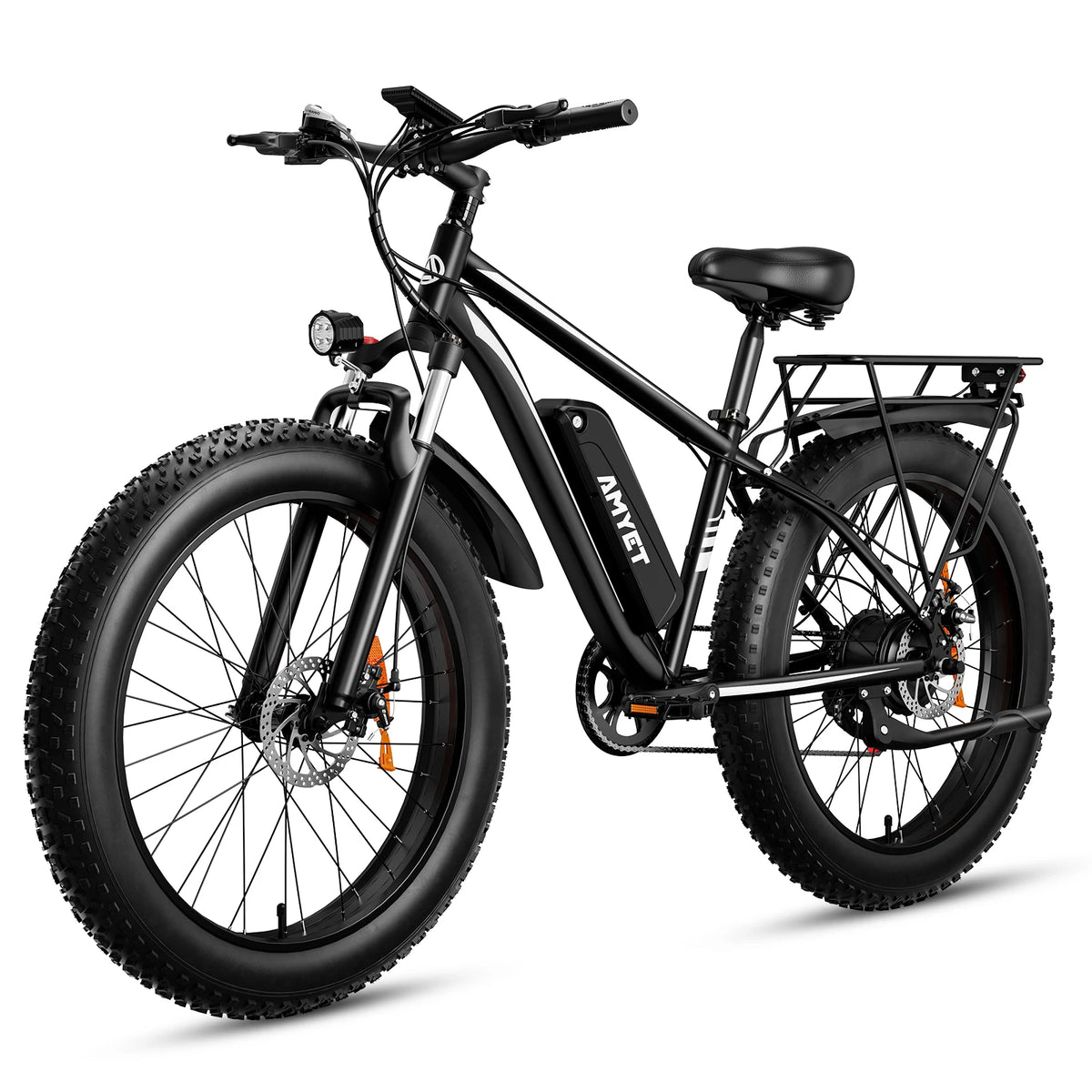 Amyet 1500W Electric Bike With Fat Tires And Dual Shock