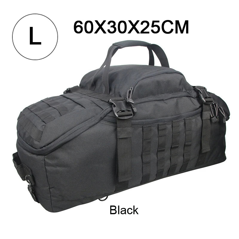 LQARMY 3 Way Duffle Bag Waterproof Travel Bag For Weekends