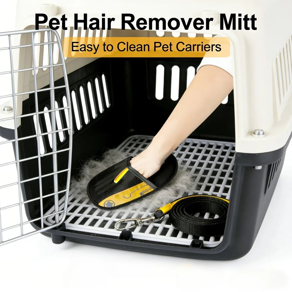 Double-Sided Pet Hair Removal Grooming Gloves for Cats and Dogs