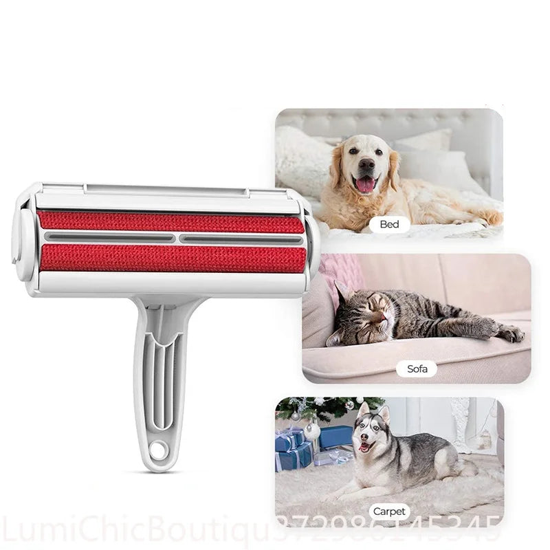 Reusable Pet Hair Remover Roller Brush for Dogs and Cats