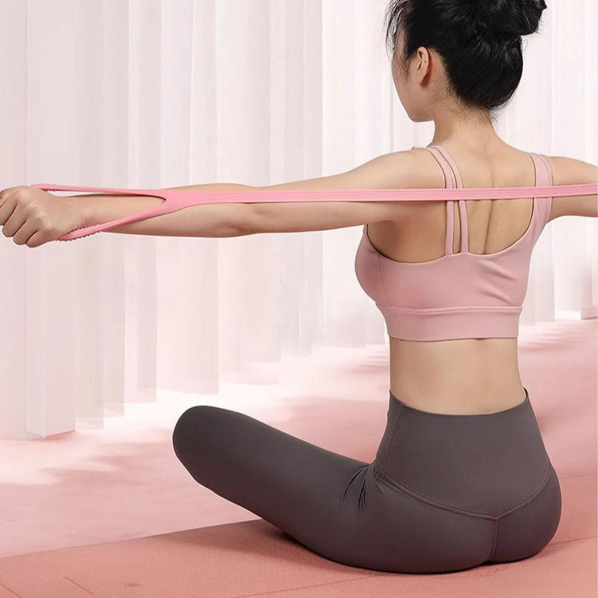Figure Eight Resistance Band for Chest Arm and Back Training