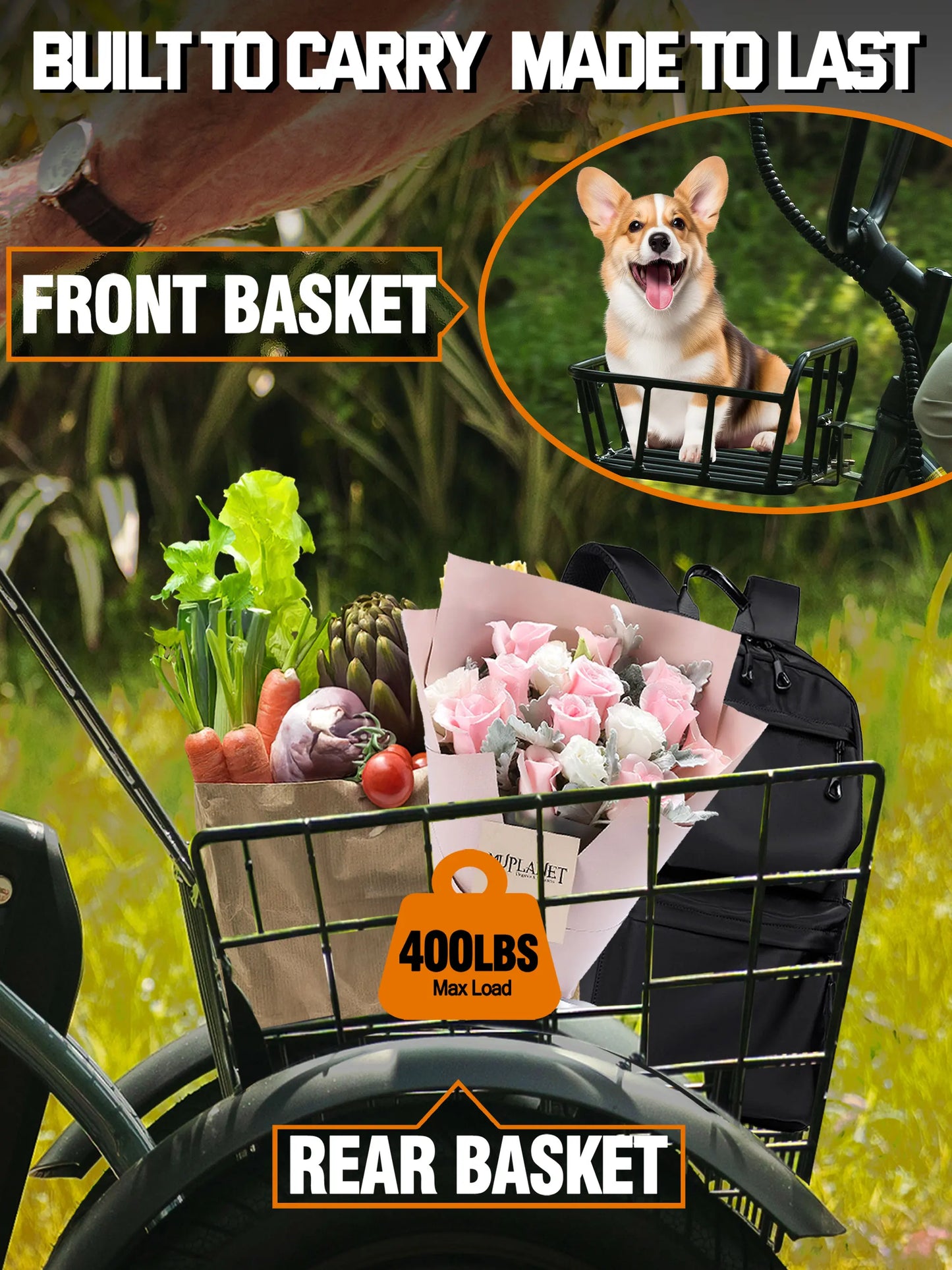ESKUTE T300 Foldable Electric Trike With 624Wh Battery 1200W Motor