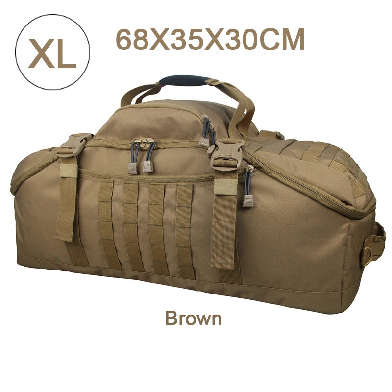 LQARMY 3 Way Duffle Bag Waterproof Travel Bag For Weekends