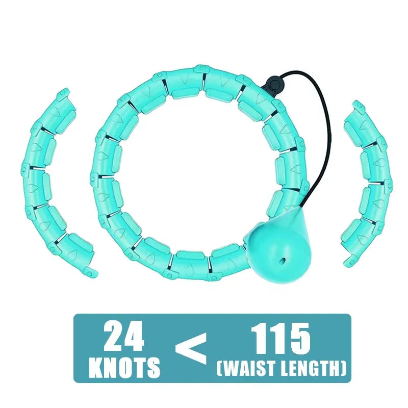 Weighted Hula Hoop for Adults With Detachable 24 Links