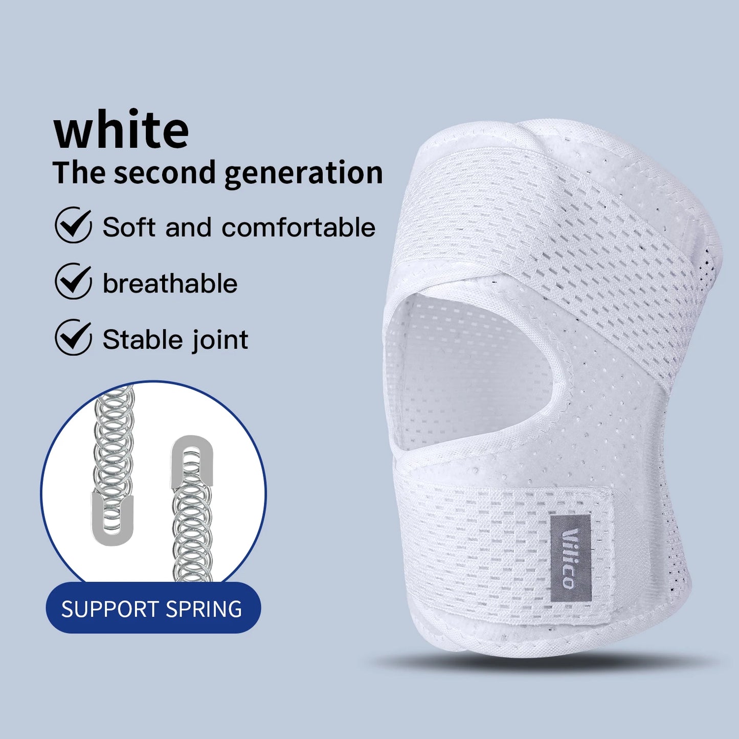 Elastic Pressurized Knee Pads Sports Knee Support Non Slip Protector