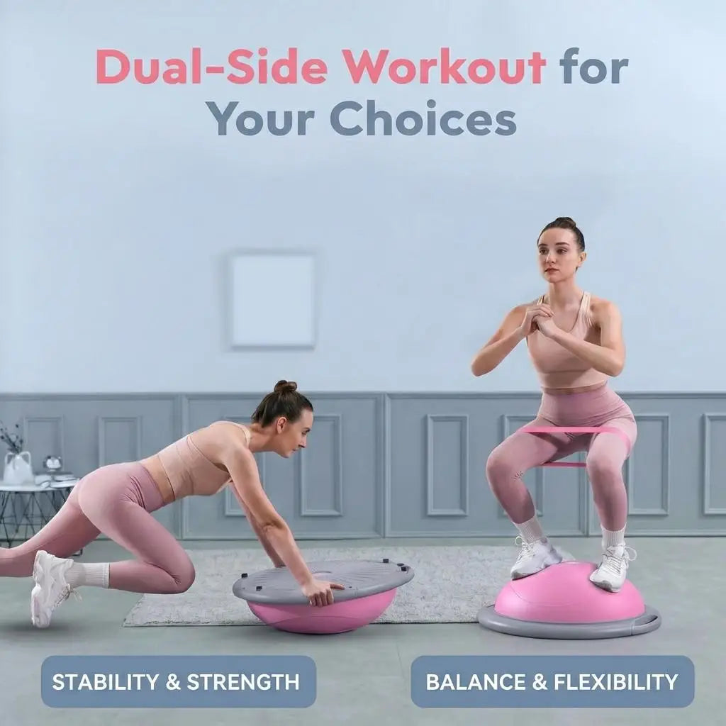 Inflatable Balance Ball Trainer for Yoga Pilates and Core Fitness