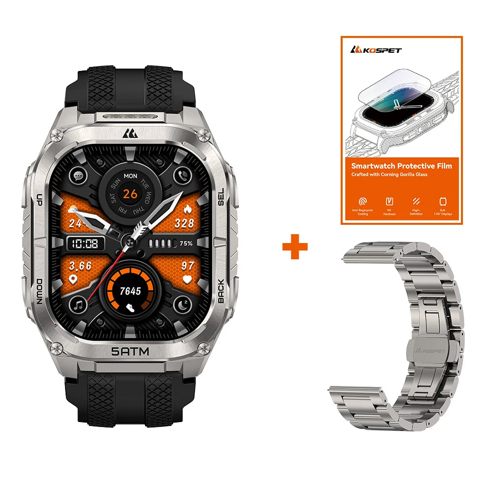 Kospe Tank M4C Advanced GPS Smartwatch With Health Tracking